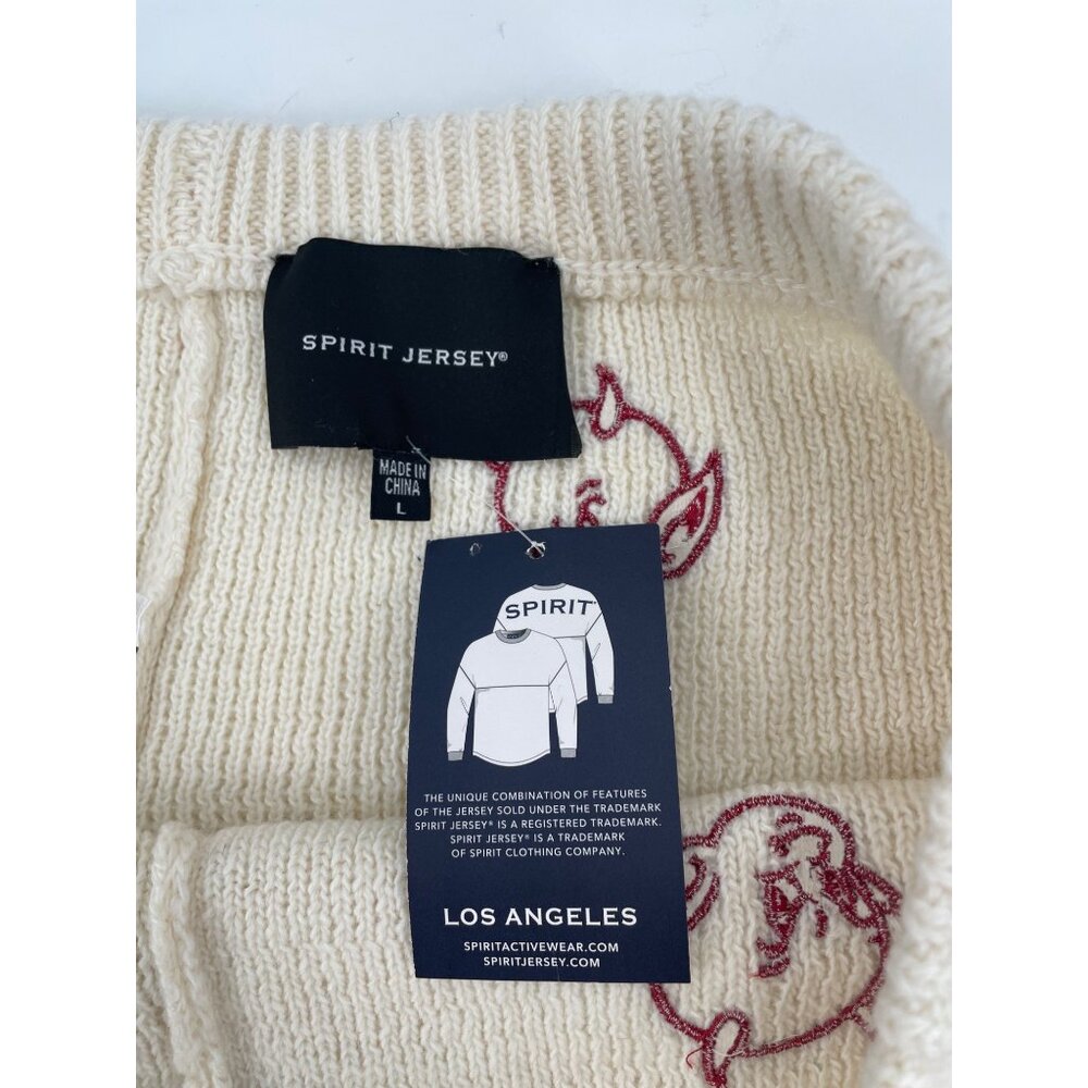 NWT Spirit Jersey Womens Large Hell’s Kitchen NYC Sweater Knit Shorts Loungewear - Picture 3 of 7